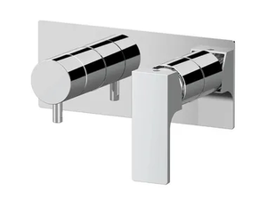 REBEL - Recessed 2 hole bathtub mixer with diverter _ Rubinetterie Mariani